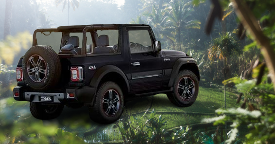 Thar 4x4 black top model